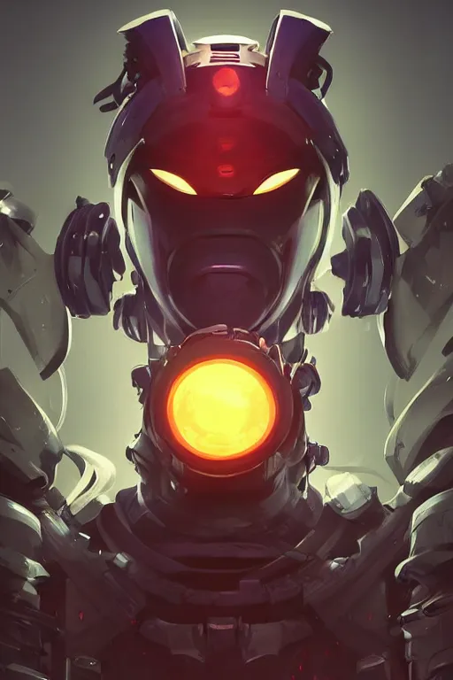 Image similar to epic mask helmet robot ninja portrait stylized as fornite style game design fanart by concept artist gervasio canda, behance hd by jesper ejsing, by rhads, makoto shinkai and lois van baarle, ilya kuvshinov, rossdraws global illumination radiating a glowing aura global illumination ray tracing hdr render in unreal engine 5