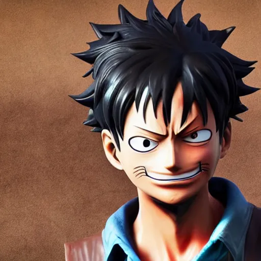 Image similar to photorealistic luffy in real life, random content position, details face content, details body content, medium long shot, highly content details, real human face content.