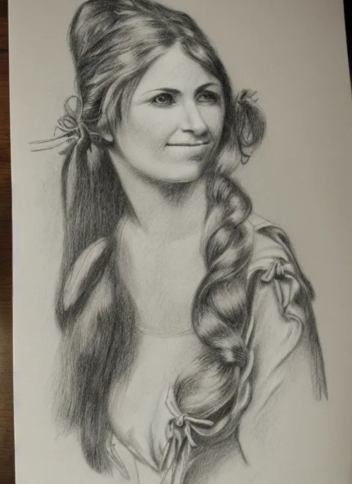 Image similar to 1 8 0 0 s style full body detailed pencil drawing of a cowgirl beautiful face, realistic