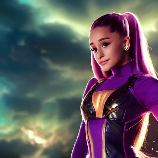 Prompt: ariana grande as a Thanos 4k