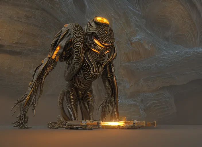 Prompt: obliterator shard oplex quota, strange surrealist detailed alien electronic and acoustic musical-instruments!! with blinking LEDs, backlit fog, designed by Larry Elmore Kerlaft and Pixar and Michael Whelan, photorealistic, 3d render, award winning render, unreal engine, octane render, studio lighting, 8k, hd