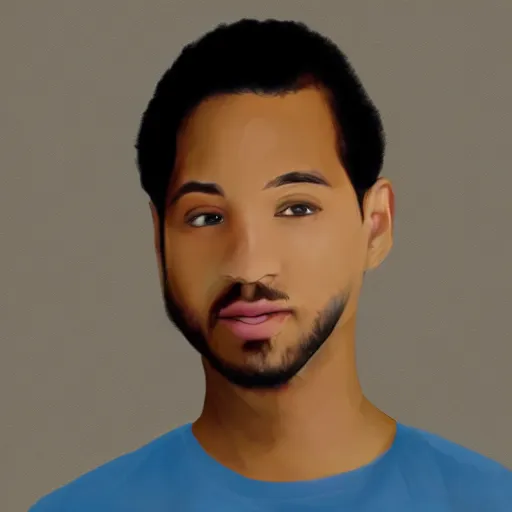 Prompt: digital painting of artist WEGZ