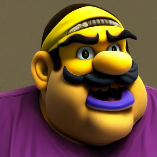 Image similar to photo of Wario in real life