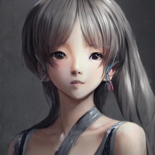 Prompt: dynamic composition, motion, ultra-detailed, incredibly detailed, a lot of details, amazing fine details and brush strokes, colorful and grayish palette, smooth, HD semirealistic anime CG concept art digital painting, watercolor oil painting of a young C-Pop idol girl, by a Chinese artist at ArtStation, by Huang Guangjian, Fenghua Zhong, Ruan Jia, Xin Jin and Wei Chang. Realistic artwork of a Chinese videogame, gradients, gentle an harmonic grayish colors.