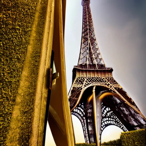 Prompt: a 3 5 mm photograph of the eiffel tower by peter lik and murad osmann,