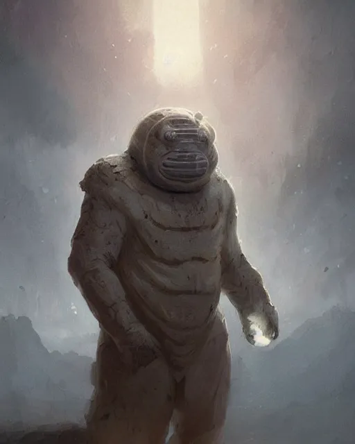 Image similar to a portrait of a human tardigrade!!! in the style of a [ roman empire ] senator!, art by greg rutkowski and artgerma, stunning! concept art, character design