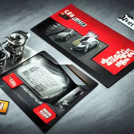 Image similar to car engine, car parts concept, card, comic page, arcane movie, ui card, Octane render