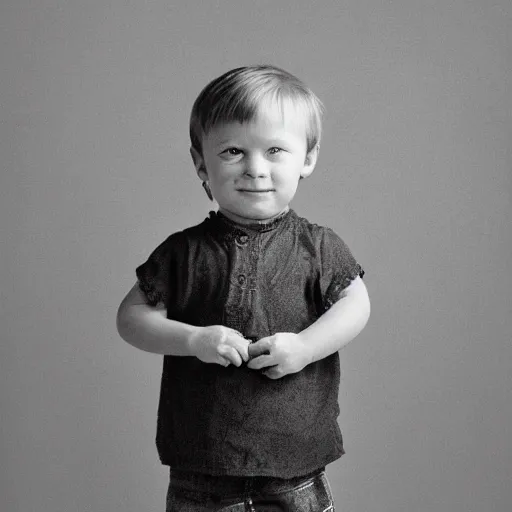 Prompt: a portrait photo of a kid made by Adrian Kuipers