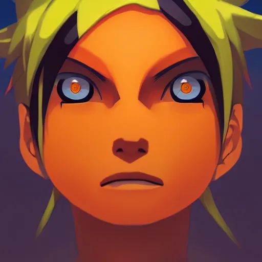 Image similar to face icon stylized minimalist naruto, loftis, cory behance hd by jesper ejsing, by rhads, makoto shinkai and lois van baarle, ilya kuvshinov, rossdraws global illumination