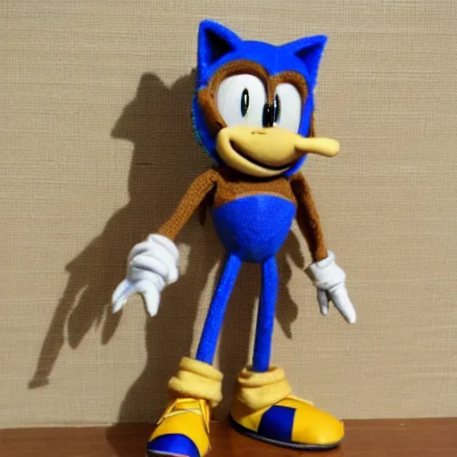 Image similar to burlap sonic the hedgehog