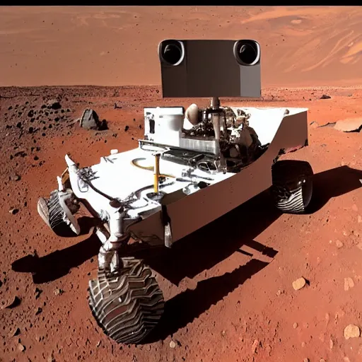 Image similar to elon musk selfie on mars