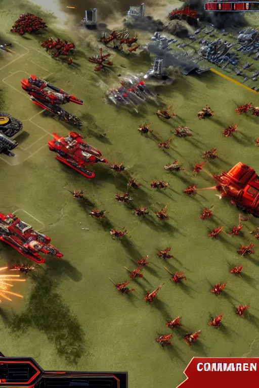 Prompt: command and conquer red alert 2 screenshot