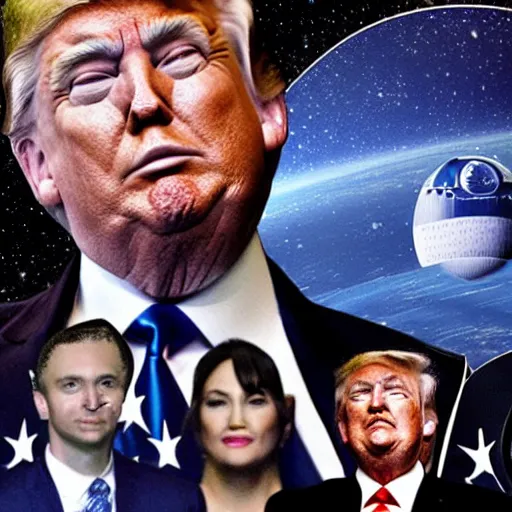 Prompt: Donald Trump's Space Force