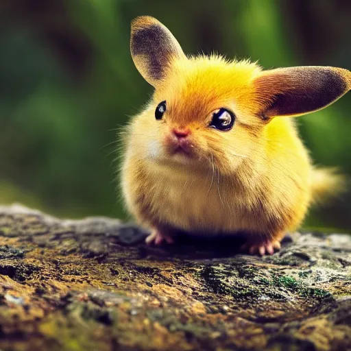 Image similar to national geographic photo of raichu, pokemon in the wild, intricate, portrait, 8 k highly professionally detailed, hdr, award winning