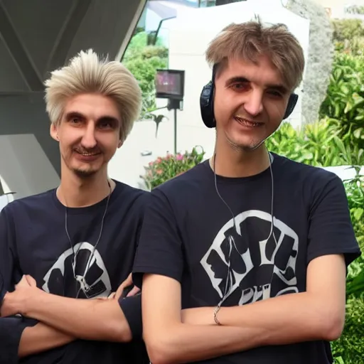 Prompt: xqc and forsen