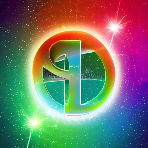 Image similar to holographic cosmos effect alphabet letter S vector illustration