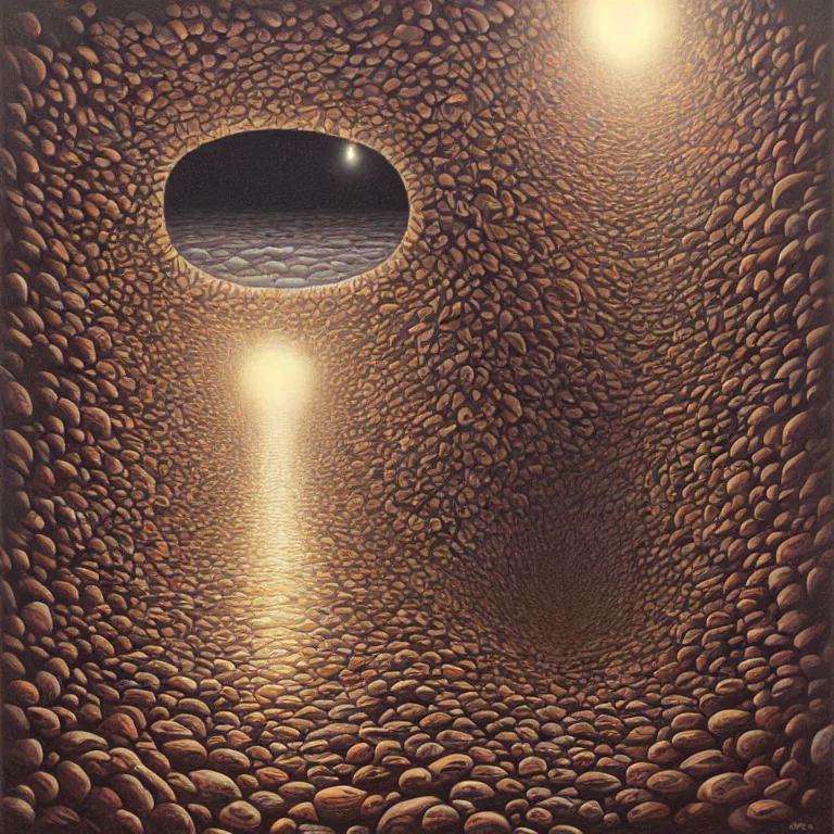 Prompt: the light in my eye has left. by jeffrey smith, oil on canvas