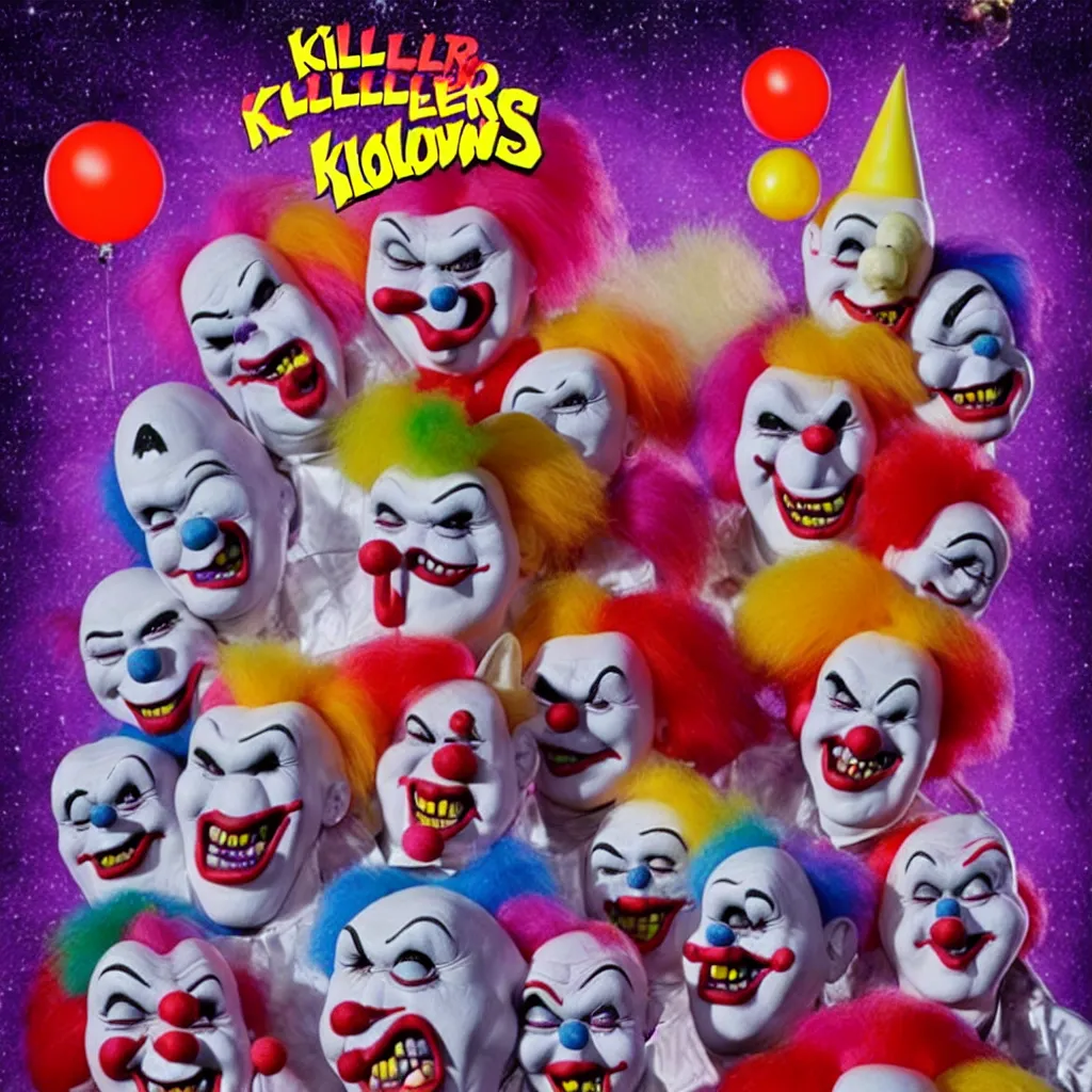 Image similar to killer klowns from outer space