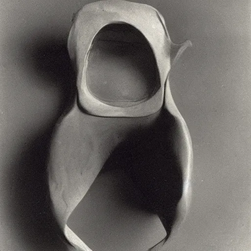 Prompt: The ‘Naive Oculus’ by Jean Cocteau, auction catalogue photo, private collection, on loan from the estate of Man Ray