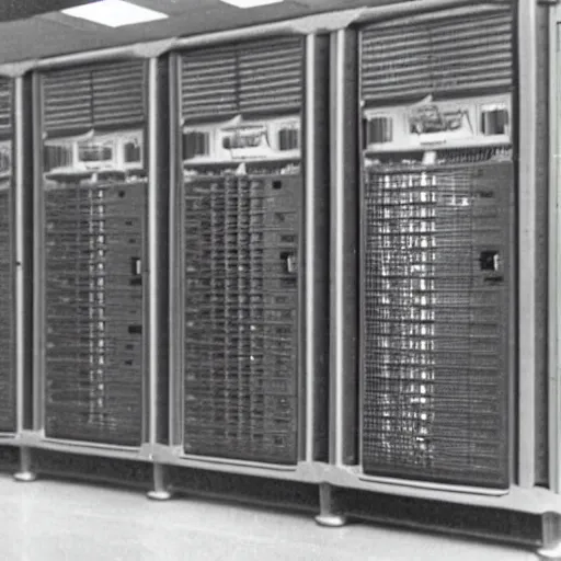 Image similar to Archive Photo of Soviet supercomputer. 1970.