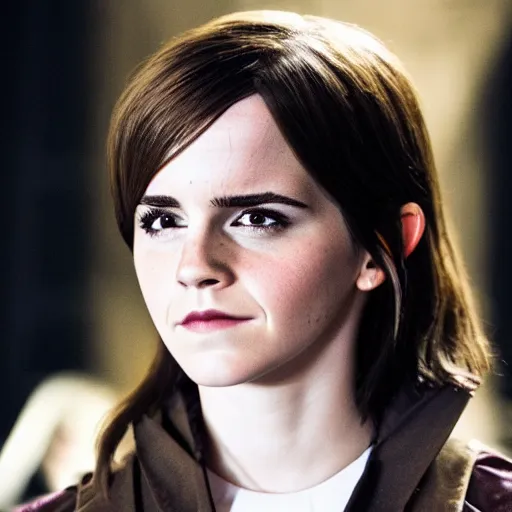 Image similar to Emma Watson playing as Severus Snape