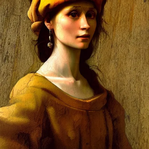 Image similar to a, dmitry spiros, leonardo da vinci, jacques - louis david, johannes vermeer, 8 k, wide angle, trending on artstation,