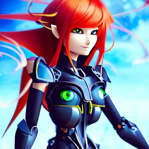 Image similar to highly detailed exquisite fanart, cute beautiful anime girl with Golden Eyes and Red Hair Makuta Antroz from Bionicle, close-up shot, bat wings, epic cinematic shot, professional digital art, high end digital art, singular, realistic, captura, Stanley Artgerm Lau, WLOP, Rossdraws, James Jean Marc Simonetti Ruan Jia and Mandy Jurgens and Artgerm and William-Adolphe Bouguerea Sakimichan, DeviantArt, artstation, Furaffinity, 8k HD render