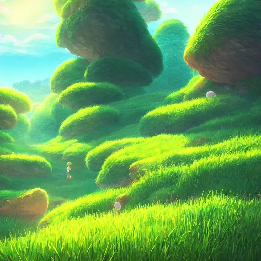 forest lanscape panorama by makoto shinkai in pixar | Stable forest lanscape panorama by makoto shinkai in pixar | Stable