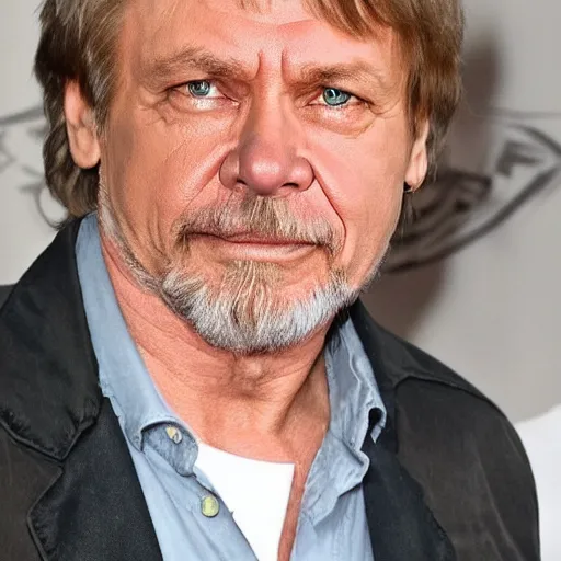 Image similar to mark hamill mixed with harrison ford