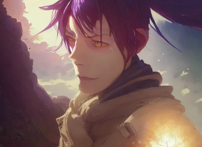 Prompt: highly detailed portrait of eren jaeger, in no game no life, stephen bliss, 8 k, unreal engine, fantasy art by greg rutkowski, loish, rhads, ferdinand knab, makoto shinkai and lois van baarle, ilya kuvshinov, rossdraws, tom bagshaw, global illumination, radiant light, detailed and intricate environment