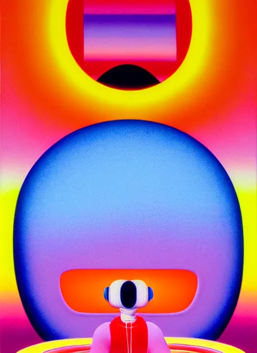 Prompt: beauty by shusei nagaoka, kaws, david rudnick, airbrush on canvas, pastell colours, cell shaded, 8 k