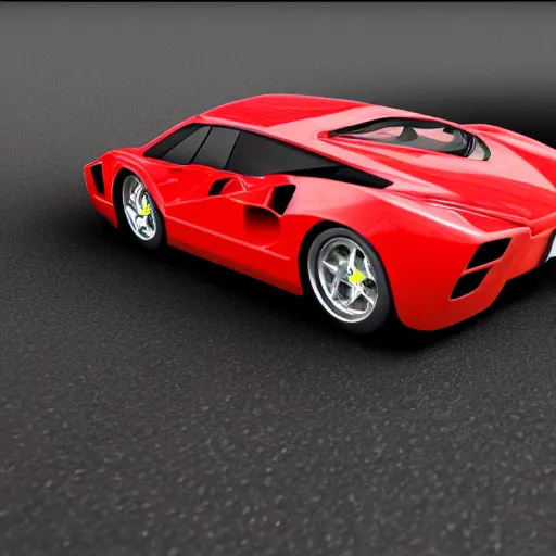 Image similar to Car themed fractal, 3d fractal, ferarri, supercar