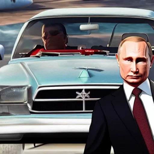 Image similar to Putin in GTA style