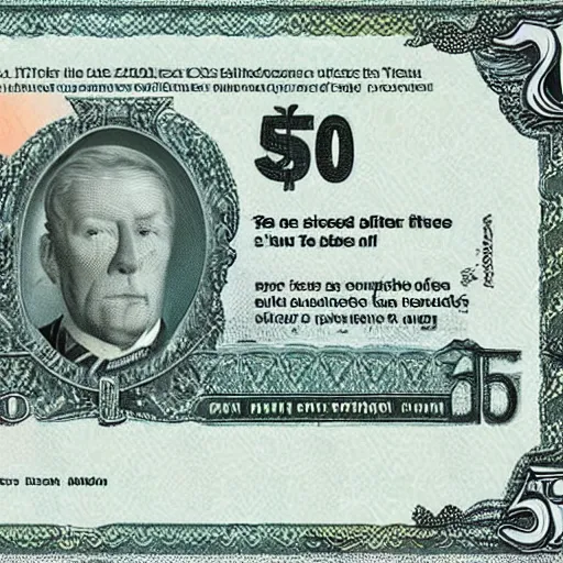 Image similar to concept design £ 5 0 note for the year 2 0 3 3