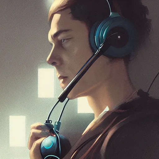 Image similar to dishonest technical advertising for headphones by greg rutkowski and bose, high detail realistic magazine insert