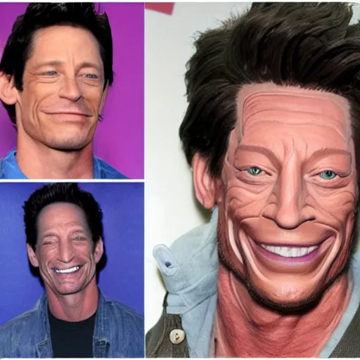 Prompt: scott from teen wolf, wolfing out turning into jim varney highly detailed werewolf transformation award winning prosthetics