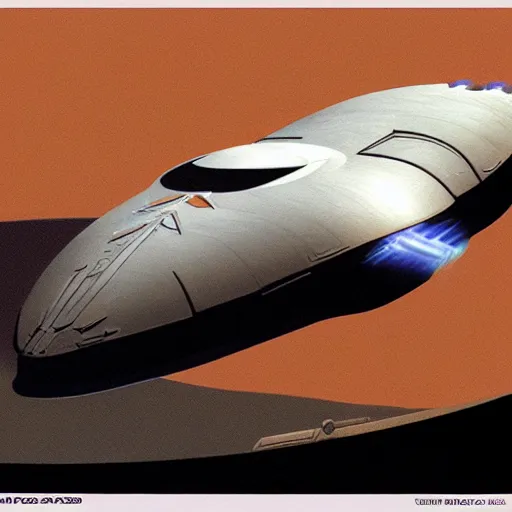 Prompt: space ship, nasa - punk style, concept art by ralph mcquarrie