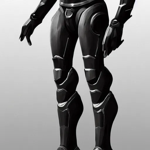 Image similar to concept art, stylized proportions, very long legs, broad shoulders, concept design, sketch, human character, science fiction suit, helmet, trending on artstation