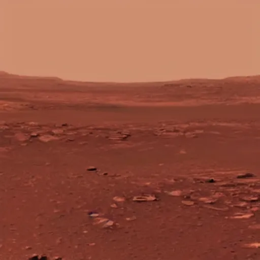 Image similar to a red river on mars.