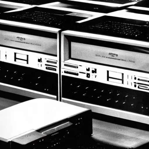 Prompt: these computer telephone units have been recalled as dangerous radio shack photo 1 9 7 7