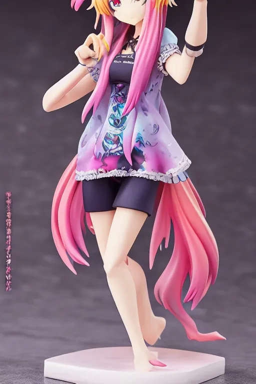 Prompt: figurine of cosmic horrors wearing an elegant summer blouse, personification, official store photo, commercial photo, featured on amiami, 8 k, 8 5 mm, beautiful composition