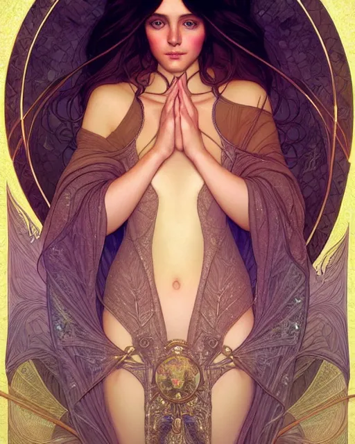 Prompt: symmetry portrait of brunette magical princess, glam, courage, glass skin, forest background, intricate, elegant, highly detailed, digital painting, artstation, concept art, smooth, sharp focus, illustration, art by artgerm and greg rutkowski and fra angelico and alphons mucha