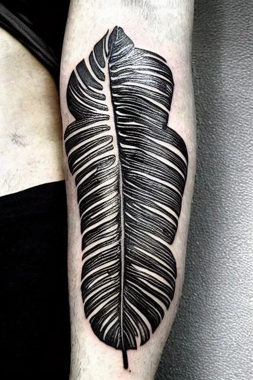 Image similar to vintage magazine advertisement as a tattoo depicting a monstera leaf, monstera!!!, in focus, sharp, smooth, by marius lewandowski, by ernst haeckel