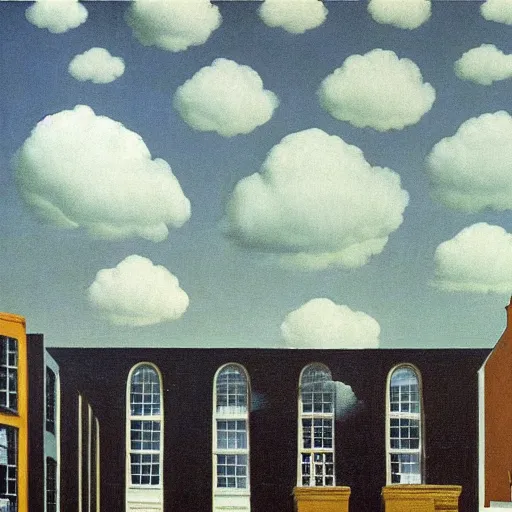 Image similar to Norwich (1965) by Rene Magritte