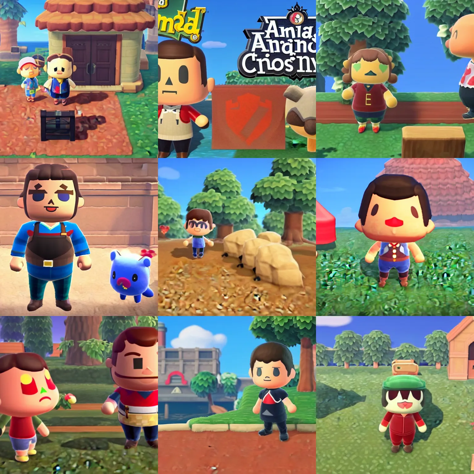 Prompt: a screenshot of henry cavill in the video game animal crossing. 3 d rendering. unreal engine. amazing likeness. very detailed