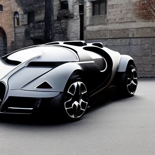 Image similar to Batmobile style Bugatti, Batmobile!!