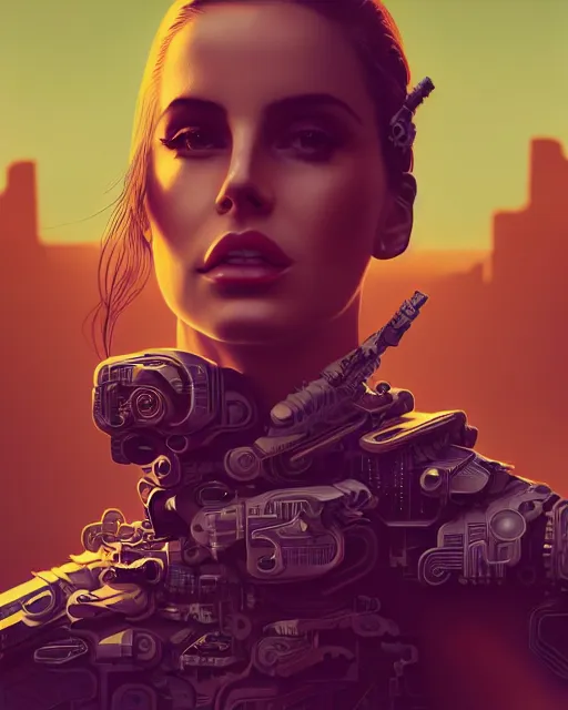 Prompt: portrait of lana del rey as a cyborg. intricate abstract. intricate artwork. by tooth wu, wlop, beeple, dan mumford. dramatic octane render, trending on artstation, greg rutkowski very coherent symmetrical artwork. cinematic, key art, hyper realism, high detail, octane render, 8 k, iridescent accents