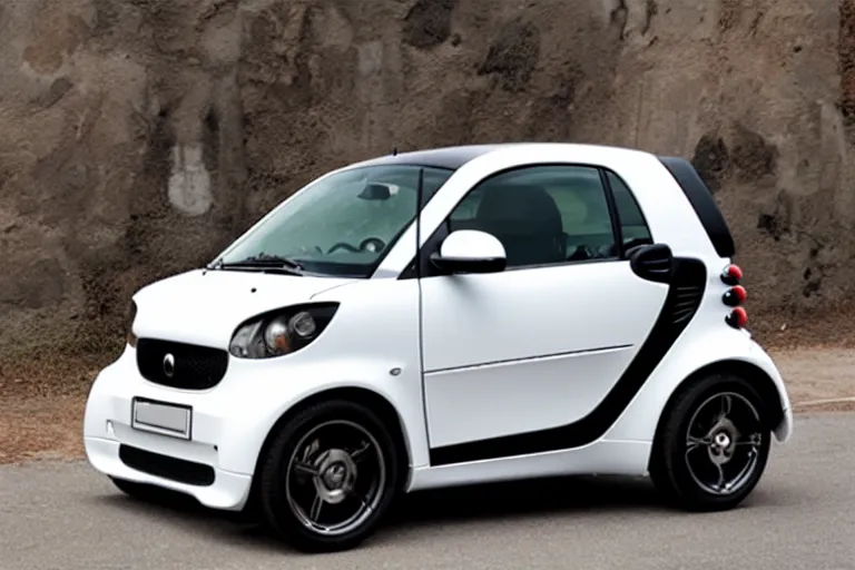 Prompt: smart car limousine-n 9