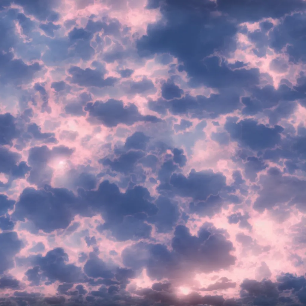 Prompt: Beautiful fantasy sky, octane render