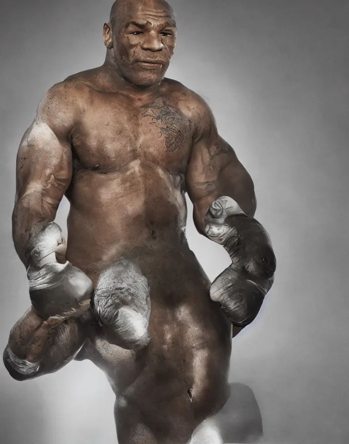 Image similar to photo portrait of Mike Tyson